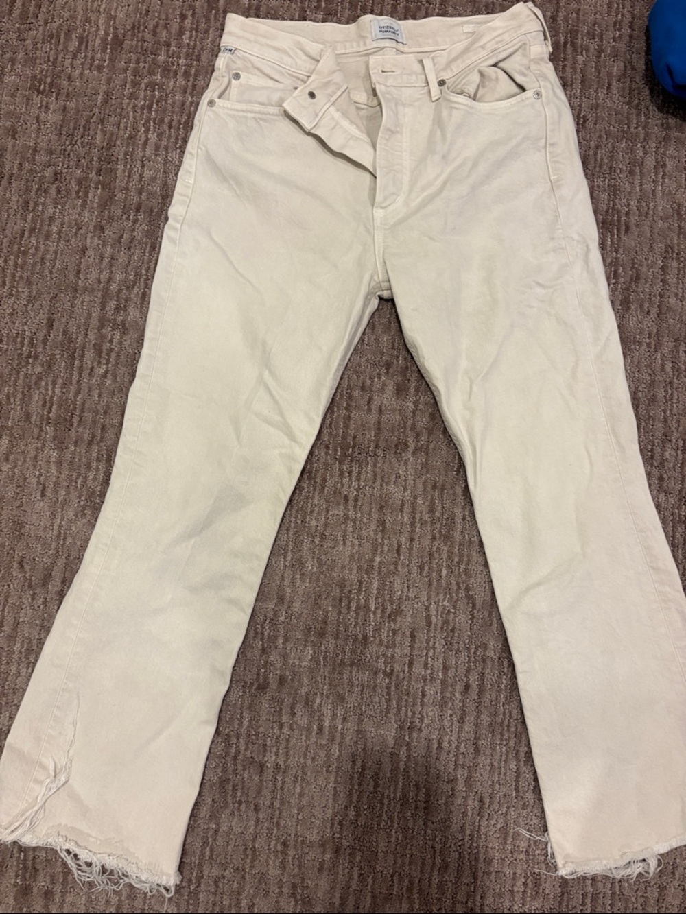 Citizens Of Humanity Off-White Straight Jeans